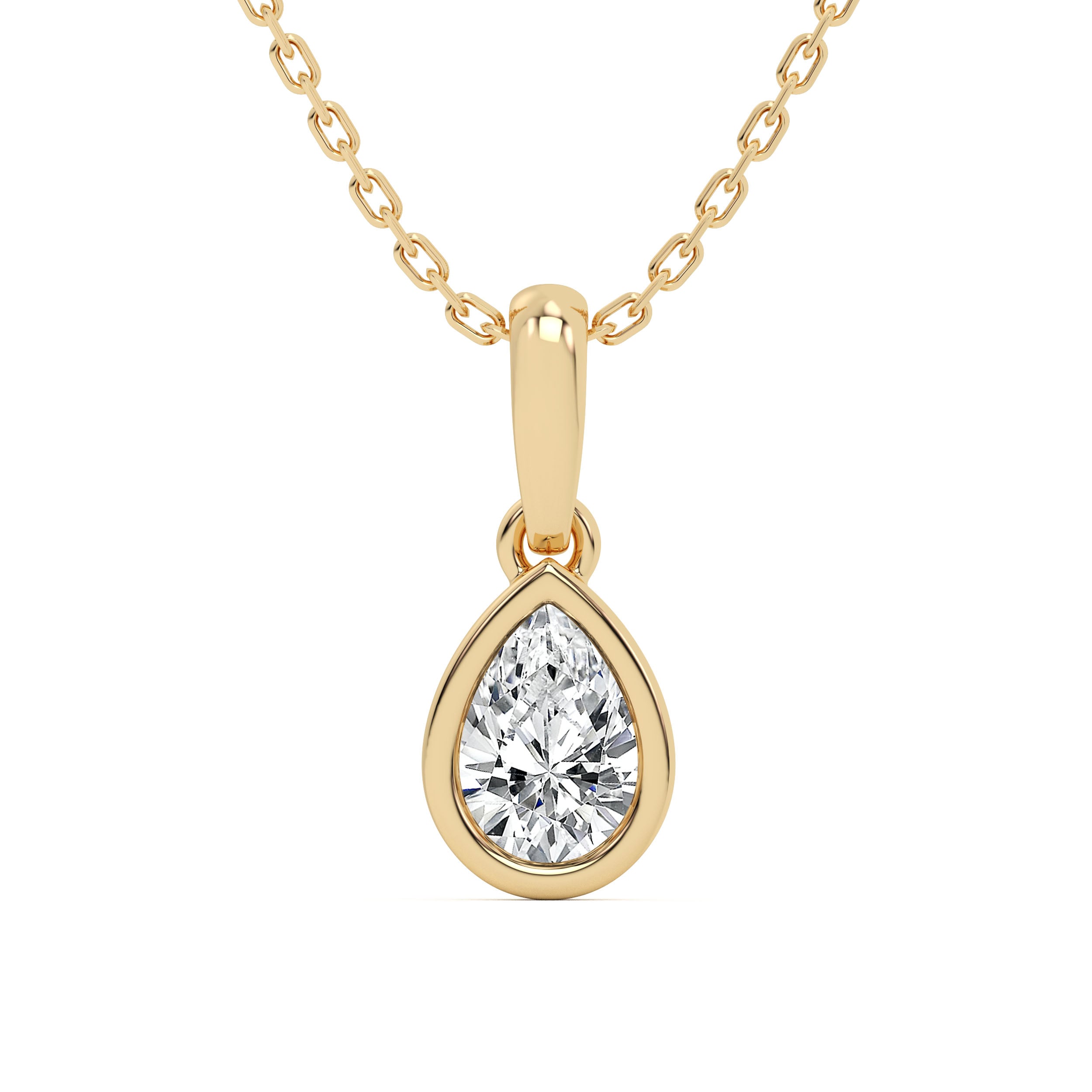 14K 0.50ct Lab Grown Diamond Pendant 67009