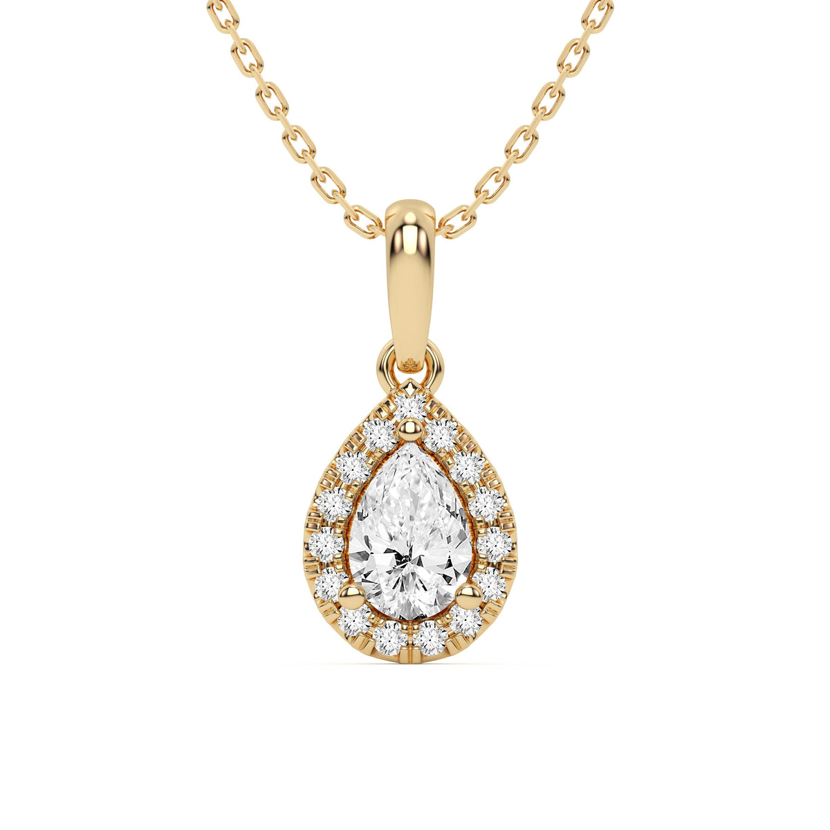 14K 0.62ct Lab Grown Pendant 67012