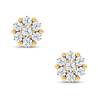 14K 0.69CT Lab Grown DIAMOND EARRING 67043