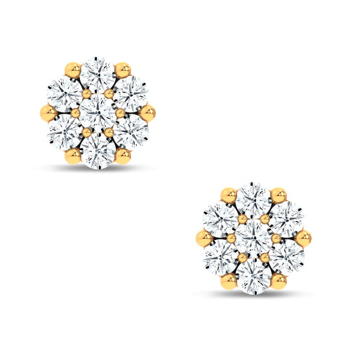 14K 0.69CT Lab Grown DIAMOND EARRING 67043
