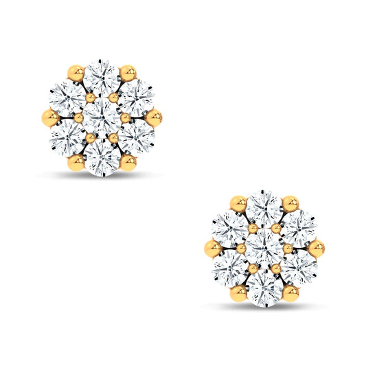 14K 0.69CT Lab Grown DIAMOND EARRING 67043