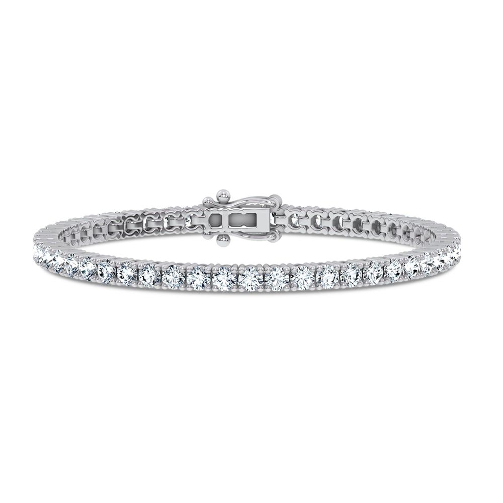 14K 7.00CT Lab Grown DIAMOND BRACELET 67095