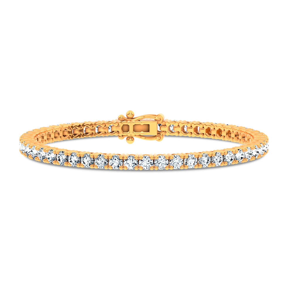 14K 7.00CT Lab Grown DIAMOND BRACELET 67096