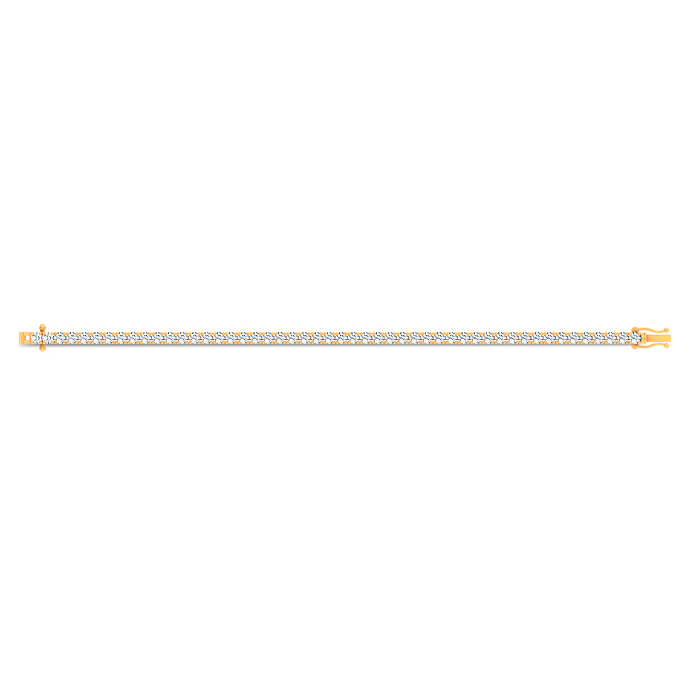 14K 7.00CT Lab Grown DIAMOND BRACELET 67096
