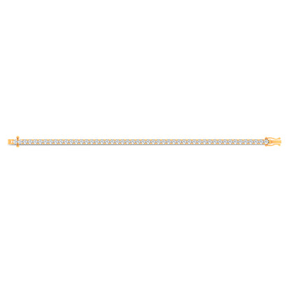 14K 7.00CT Lab Grown DIAMOND BRACELET 67096