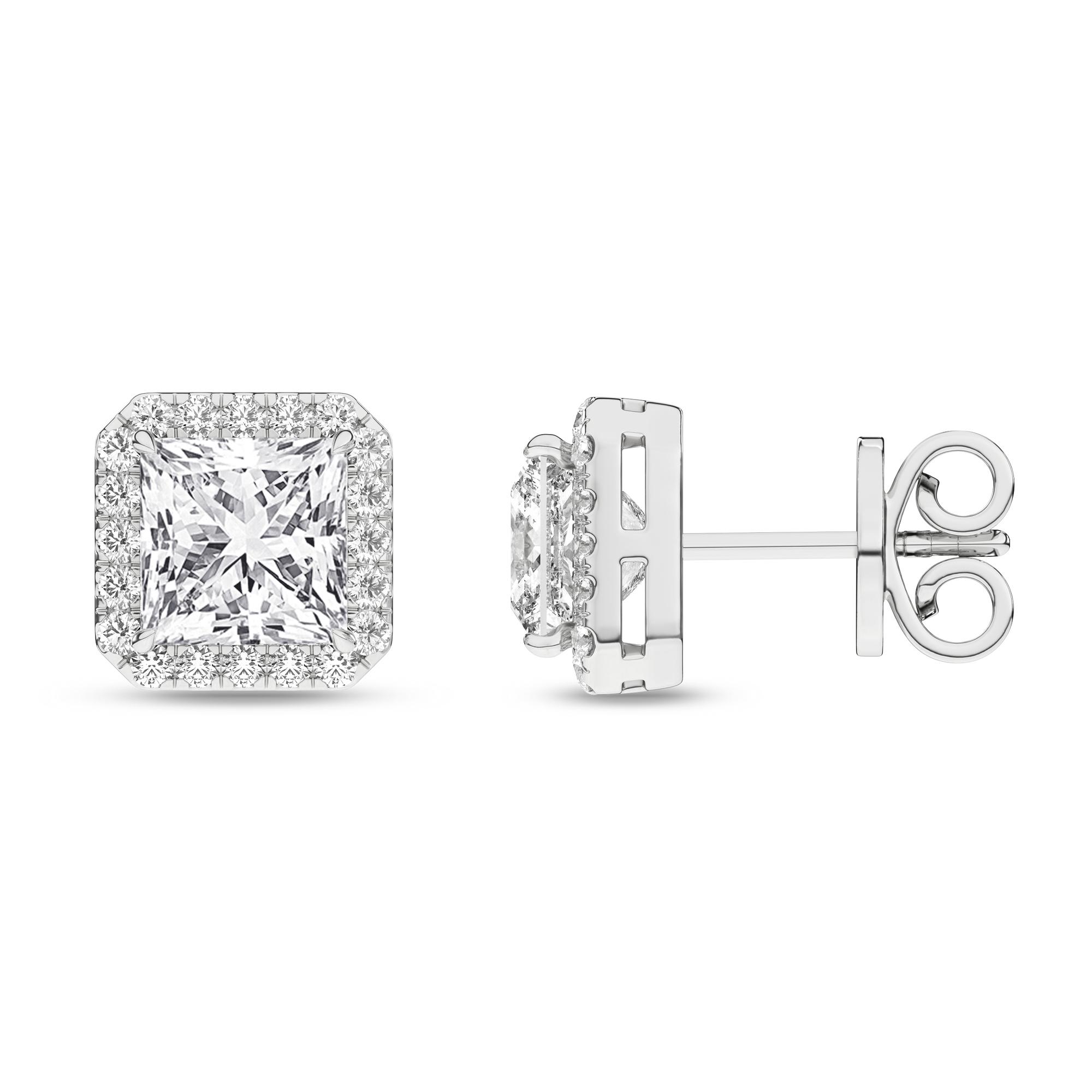 14K 2.25ct Certified Lab Grown Diamond Earrings 67356