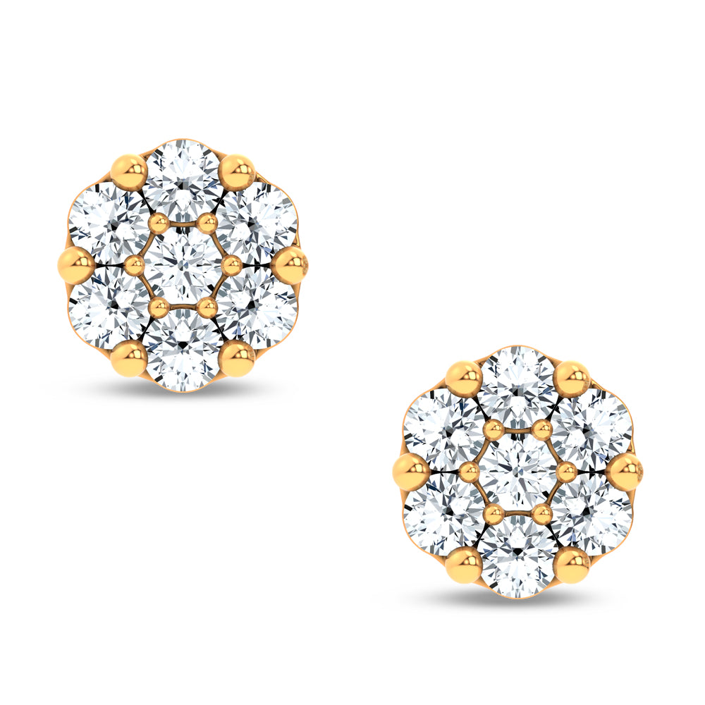 14K 2.00CT Lab Grown DIAMOND EARRING 67396