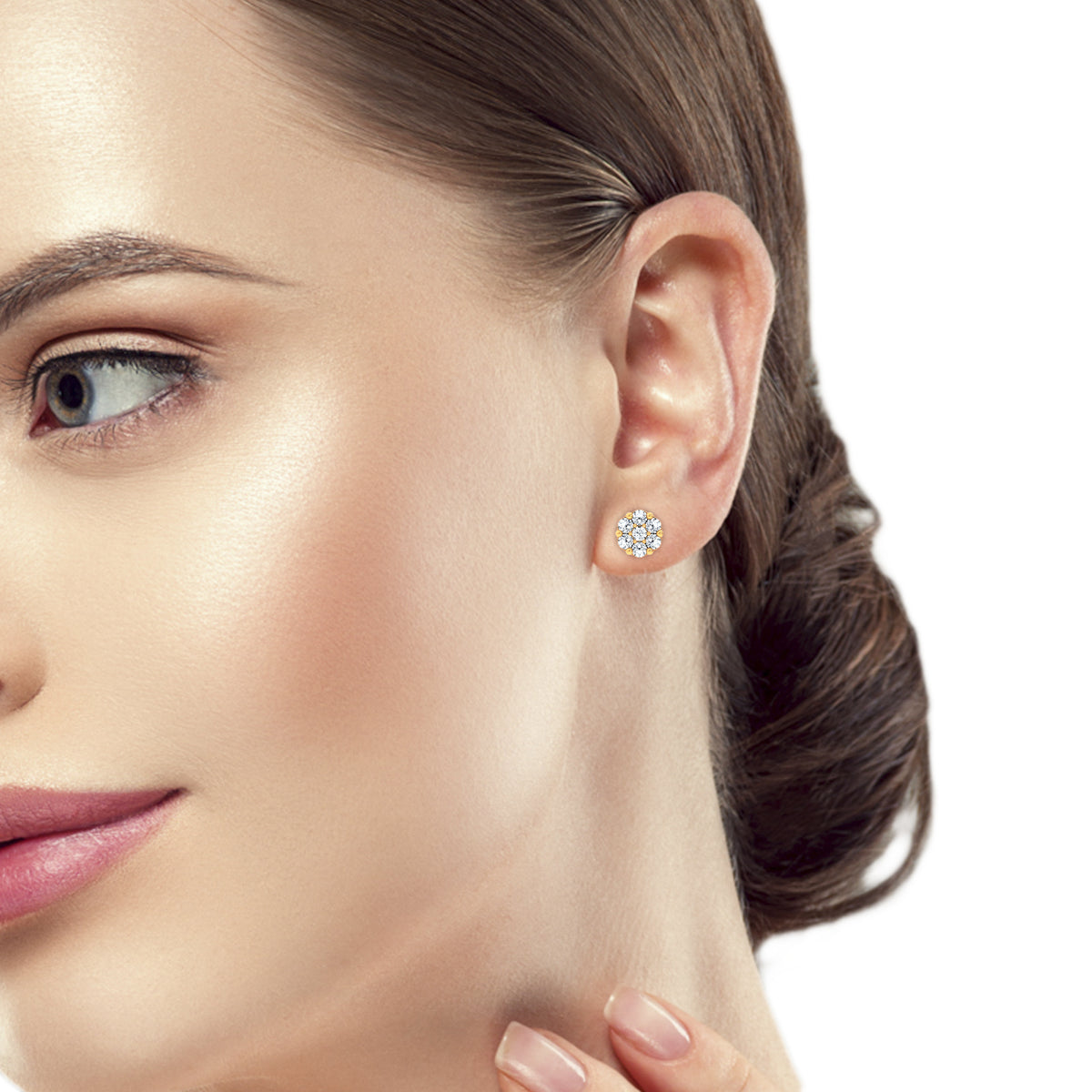 14K 2.00CT Lab Grown DIAMOND EARRING 67396