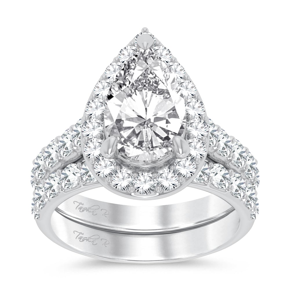 14K 5.00CT Certified Lab Grown Diamond Bridal Ring 67424