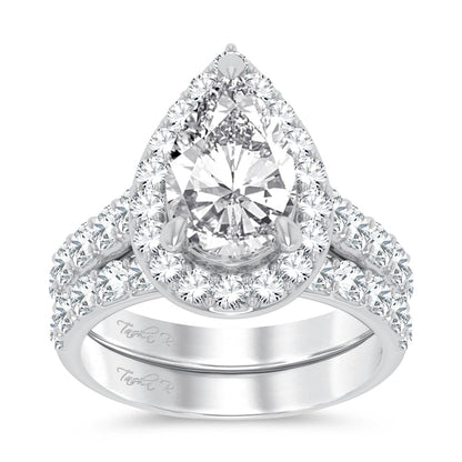 14K 5.00CT Certified Lab Grown Diamond Bridal Ring 67424