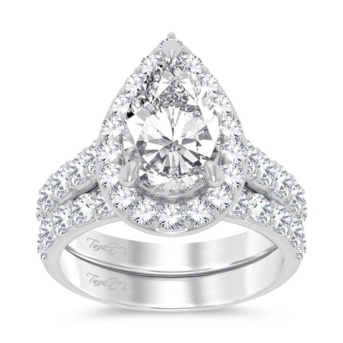 14K 5.00CT Certified Lab Grown Diamond Bridal Ring 67424
