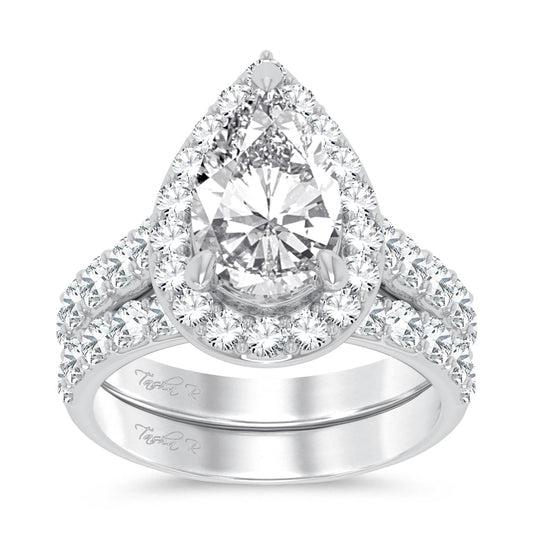 14K 5.00CT Certified Lab Grown Diamond Bridal Ring 67424