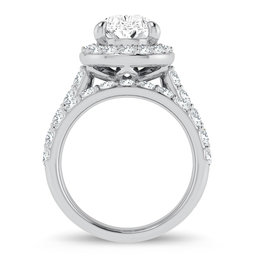 14K 5.00CT Certified Lab Grown Diamond Bridal Ring 67424
