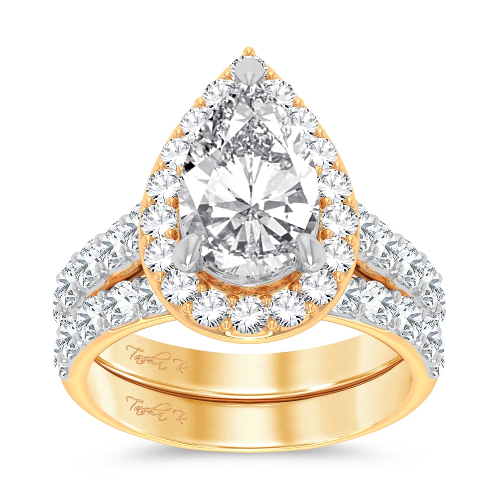 14K 5.00CT Certified Lab Grown Diamond Bridal Ring 67425