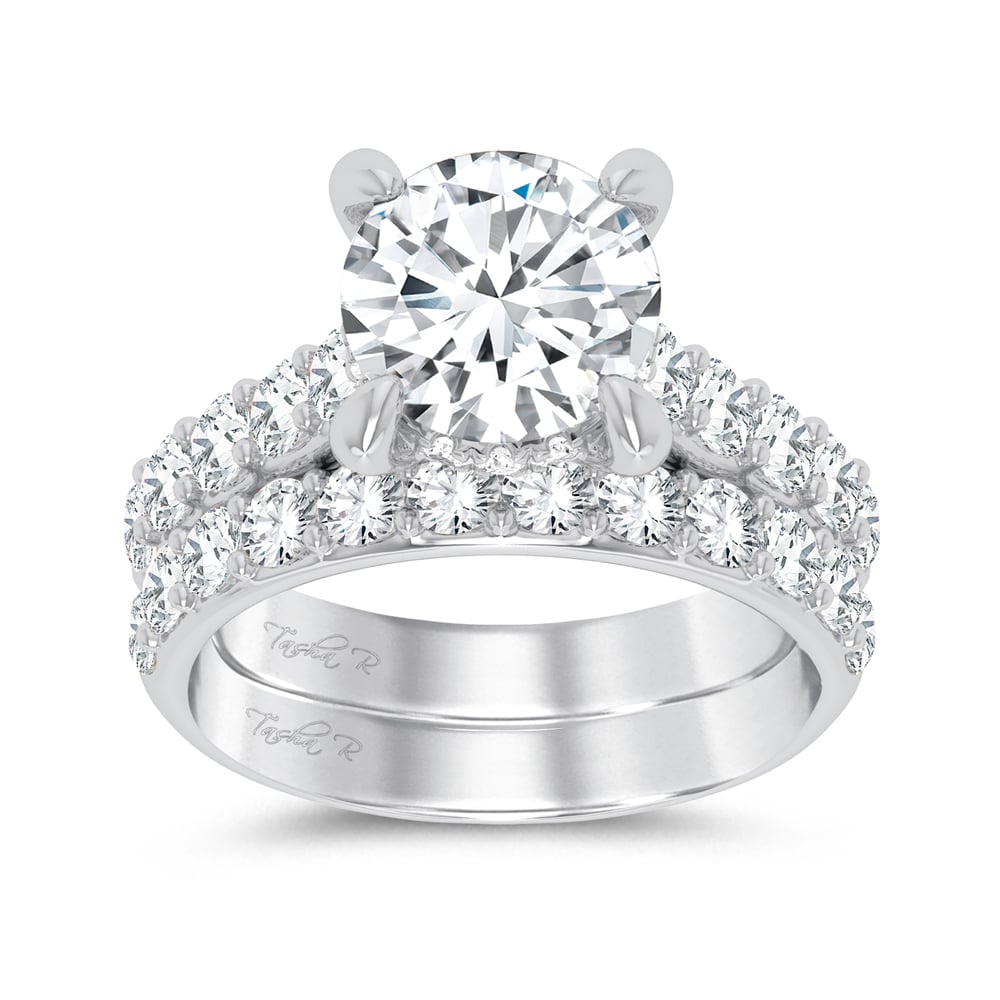 14K 5.00CT Certified Lab Grown Diamond Bridal Ring 67426