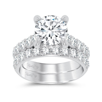 14K 5.00CT Certified Lab Grown Diamond Bridal Ring 67426