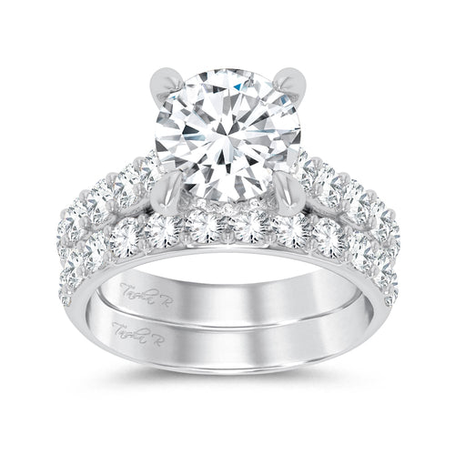 14K 5.00CT Certified Lab Grown Diamond Bridal Ring 67426