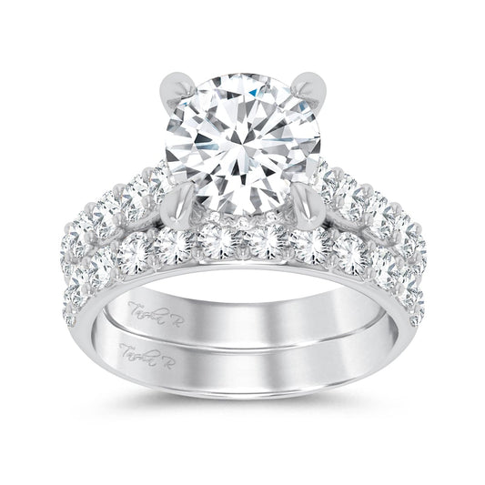 14K 5.00CT Certified Lab Grown Diamond Bridal Ring 67426