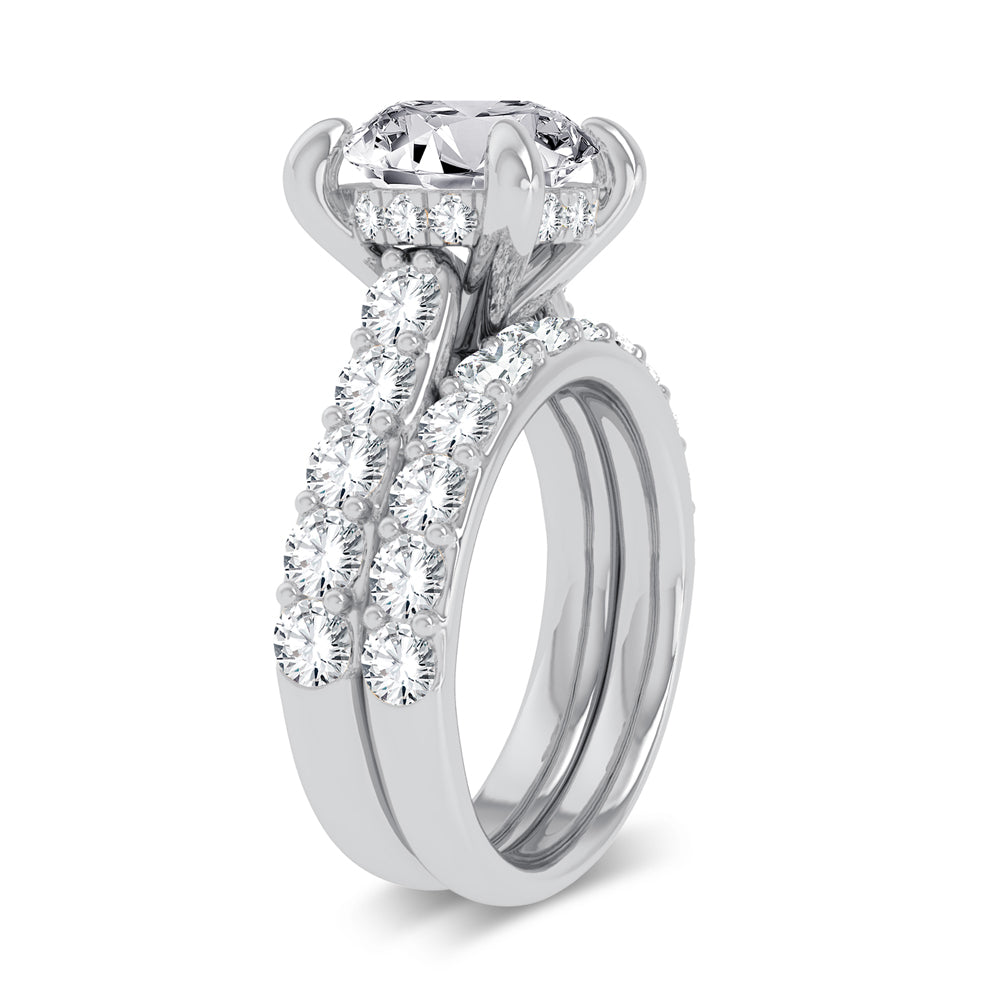 14K 5.00CT Certified Lab Grown Diamond Bridal Ring 67426