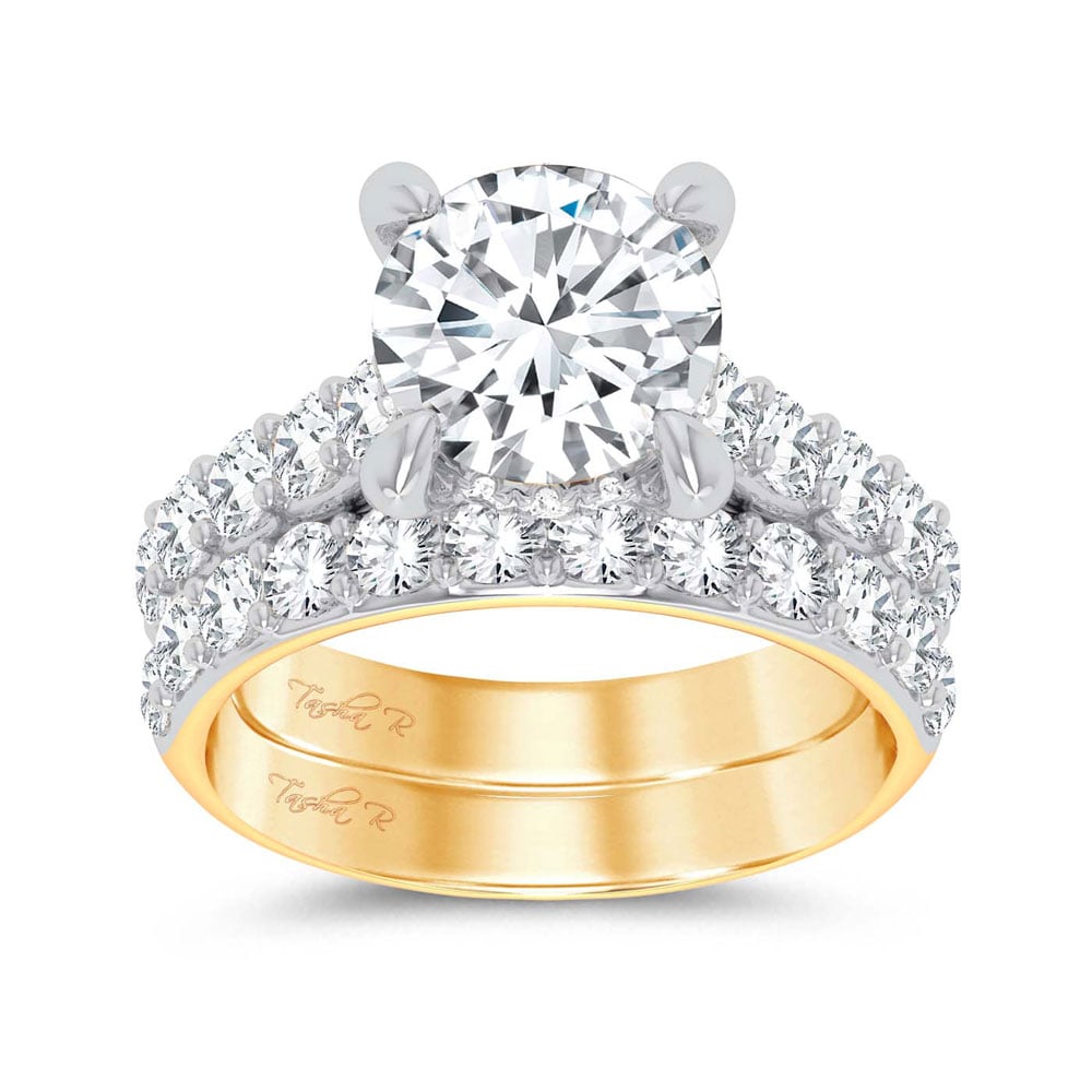 14K 5.00CT Certified Lab Grown Diamond Bridal Ring 67427