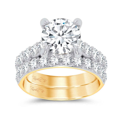 14K 5.00CT Certified Lab Grown Diamond Bridal Ring 67427