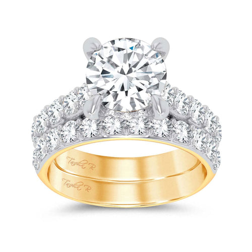 14K 5.00CT Certified Lab Grown Diamond Bridal Ring 67427
