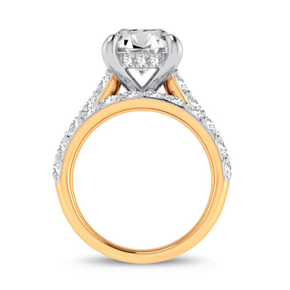 14K 5.00CT Certified Lab Grown Diamond Bridal Ring 67427