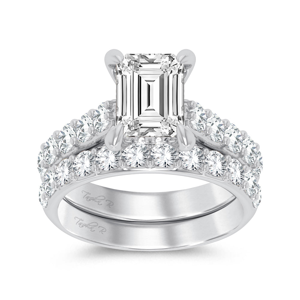 14K 5.00CT Certified Lab Grown Diamond Bridal Ring 67428