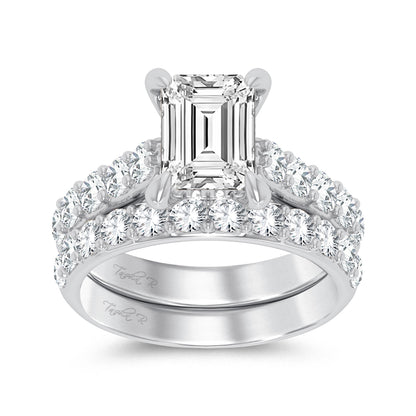 14K 5.00CT Certified Lab Grown Diamond Bridal Ring 67428