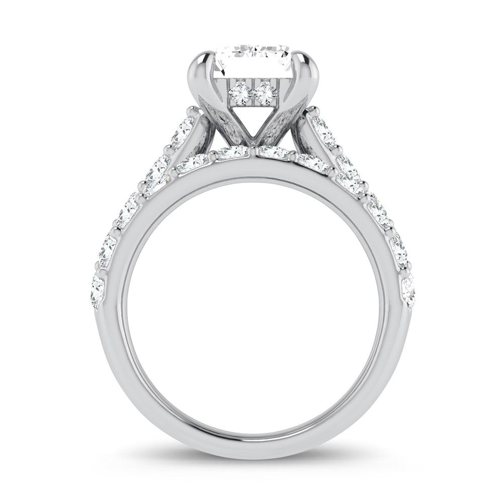14K 5.00CT Certified Lab Grown Diamond Bridal Ring 67428