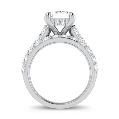 14K 5.00CT Certified Lab Grown Diamond Bridal Ring 67428