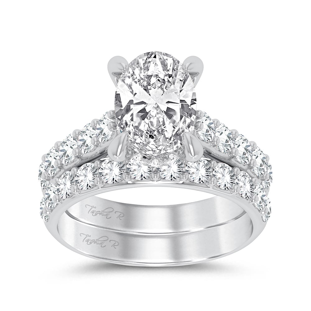 14K 5.00CT Certified Lab Grown Diamond Bridal Ring 67430