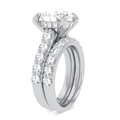 14K 5.00CT Certified Lab Grown Diamond Bridal Ring 67430
