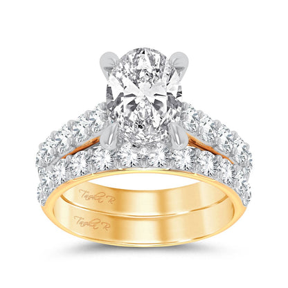 14K 5.00CT Certified Lab Grown Diamond Bridal Ring 67431
