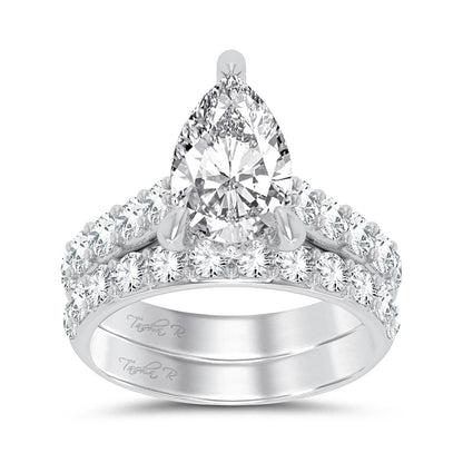 14K 5.00CT Certified Lab Grown Diamond Bridal Ring 67432