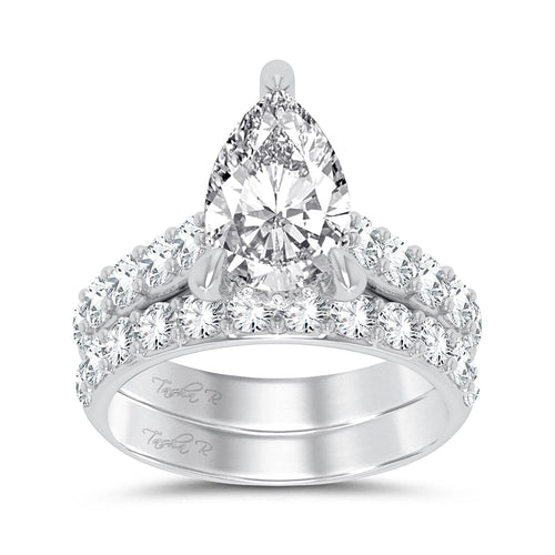 14K 5.00CT Certified Lab Grown Diamond Bridal Ring 67432