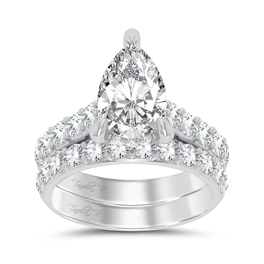 14K 5.00CT Certified Lab Grown Diamond Bridal Ring 67432