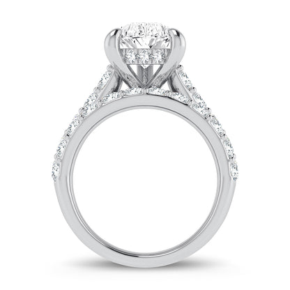 14K 5.00CT Certified Lab Grown Diamond Bridal Ring 67432