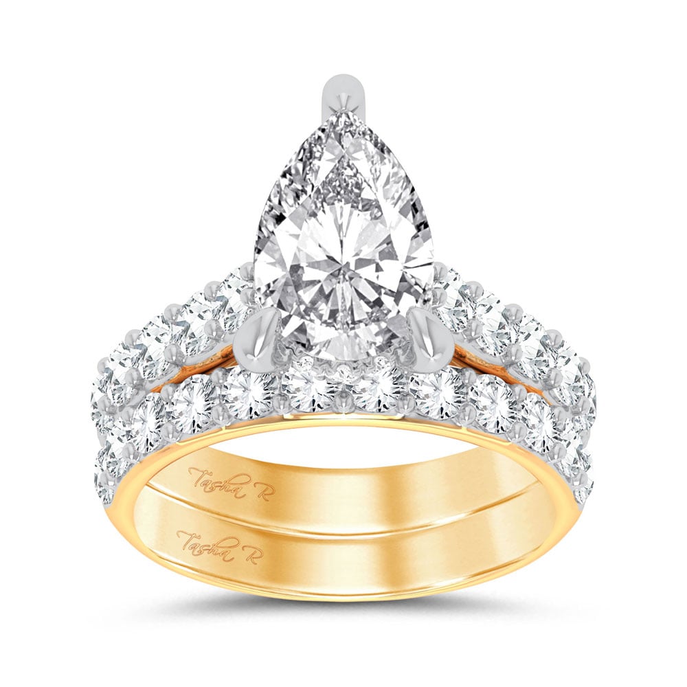 14K 5.00CT Certified Lab Grown Diamond Bridal Ring 67433