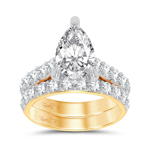 14K 5.00CT Certified Lab Grown Diamond Bridal Ring 67433