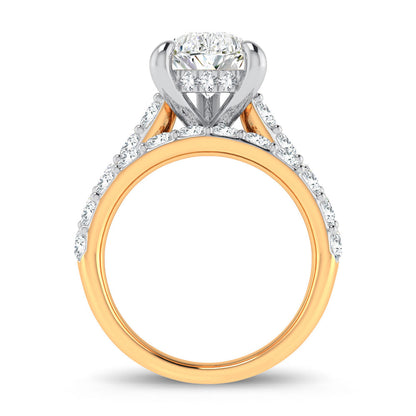 14K 5.00CT Certified Lab Grown Diamond Bridal Ring 67433
