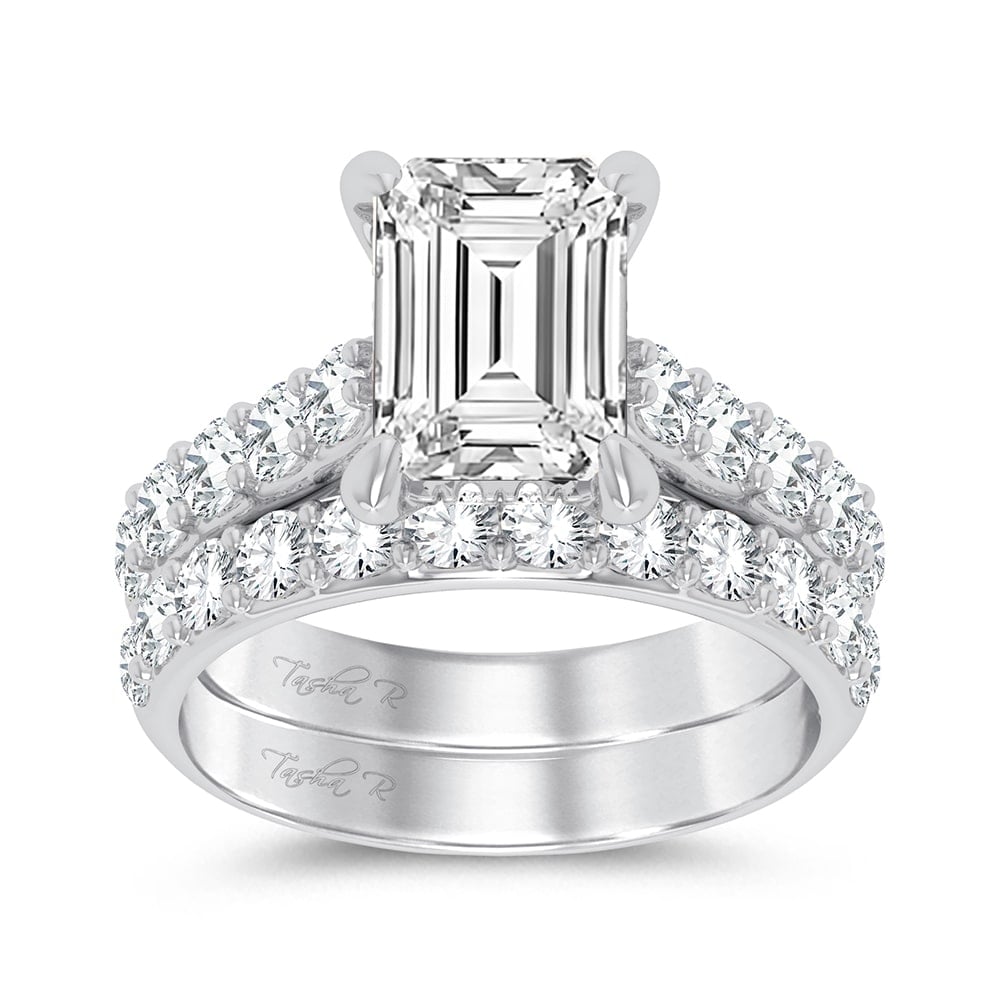 14K 5.00CT Certified Lab Grown Diamond Bridal Ring 67436
