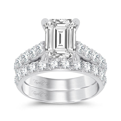 14K 5.00CT Certified Lab Grown Diamond Bridal Ring 67436