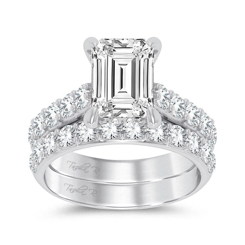 14K 5.00CT Certified Lab Grown Diamond Bridal Ring 67436