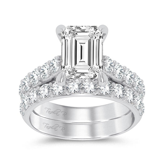 14K 5.00CT Certified Lab Grown Diamond Bridal Ring 67436