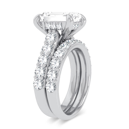 14K 5.00CT Certified Lab Grown Diamond Bridal Ring 67436