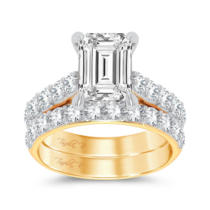 14K 5.00CT Certified Lab Grown Diamond Bridal Ring 67437