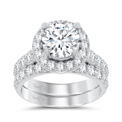14K 5.00CT Certified Lab Grown Diamond Bridal Ring 67438