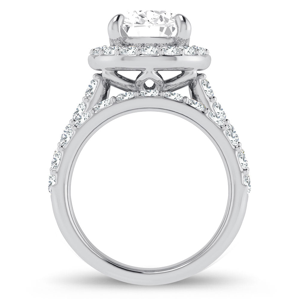 14K 5.00CT Certified Lab Grown Diamond Bridal Ring 67438