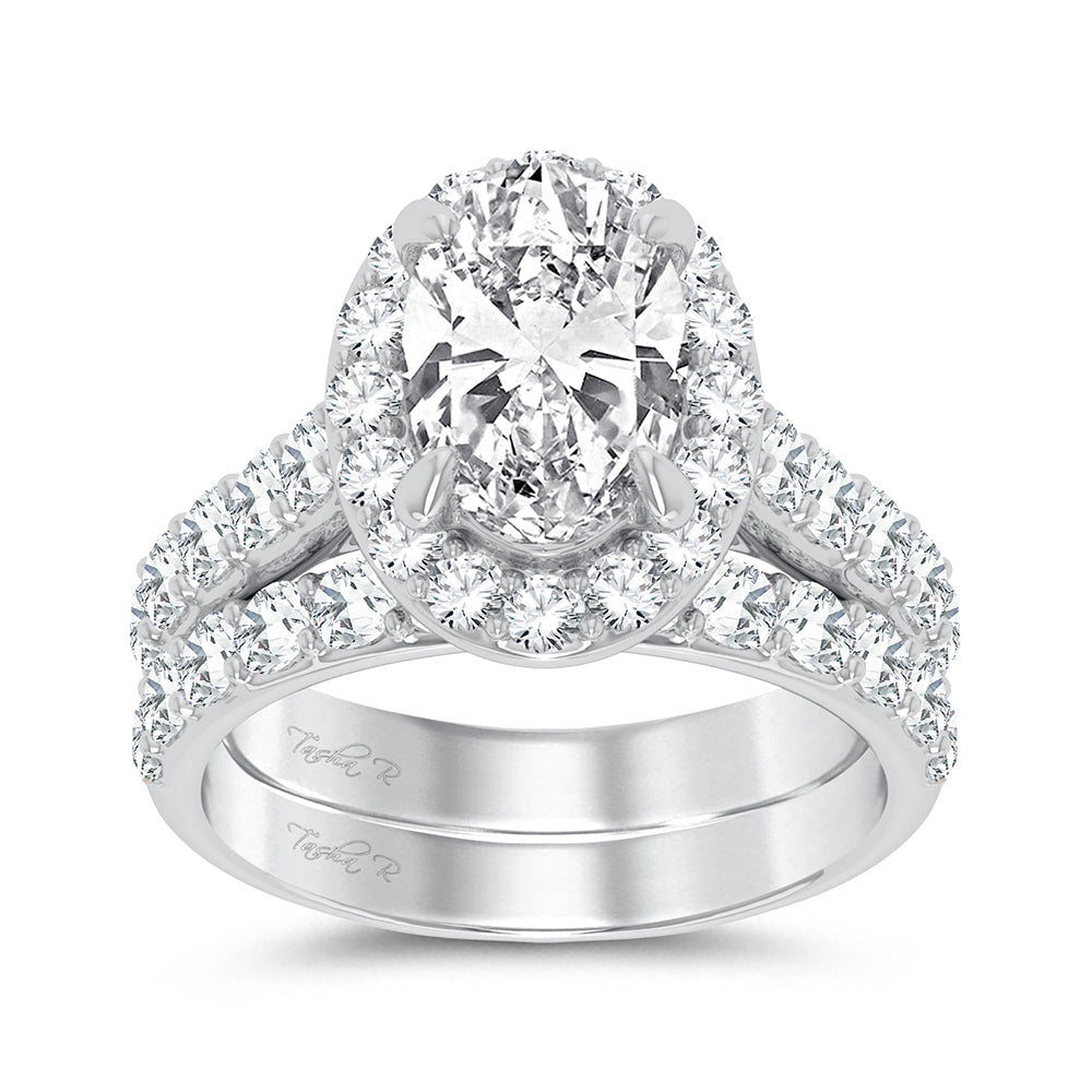 14K 5.00CT Certified Lab Grown Diamond Bridal Ring 67440